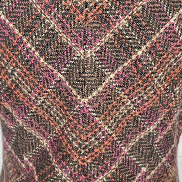 CAbi Wool Blend Plaid Vest Size Medium - Picture 6 of 9